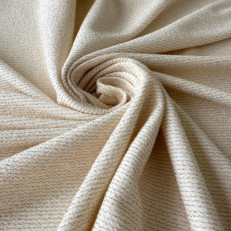 Último Corte - 1,75m - Malha Lurex Gold 